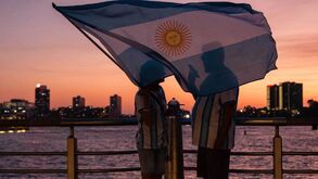Adeptos da Argentina em Nova Iorque 