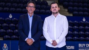 Mário Santos, diretor geral das modalidades, com André Pereira