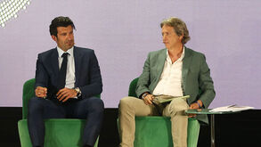Figo e Jorge Jesus