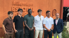 Jogadores do Benfica presentes no primeiro dia do Estoril Open