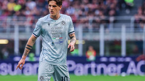 Nicolò Zaniolo em ação pela Udinese