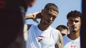 Zequinha num treino do São João de Ver