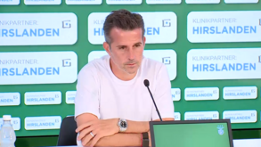 A primeira conferência de Marco Silva antes da estreia oficial no Benfica