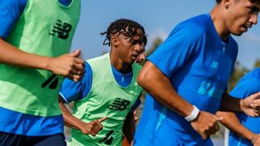 Cardoso Varela em treino no plantel do FC Porto B