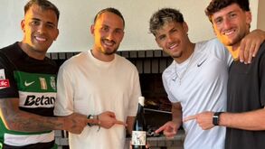 Kochorashvili com Zalazar, Maxi Araújo e Tanlongo