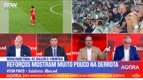 Vítor Pinto: «O Benfica foi 'comido de cebolada' pelo St. Gallen num lance de bola parada»