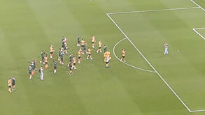 As imagens de Pote a despedir-se dos adeptos do Sporting em Alvalade 
