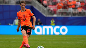 Frenkie de Jong ao serviço da Holanda no Mundial'2026