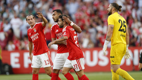 Pavlidis festeja golo frente ao St. Gallen