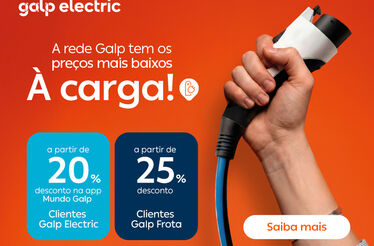 Galp oferece até 25% de desconto em carregamentos elétricos