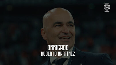 «Obrigado»: o vídeo com que a FPF se despede de Roberto Martínez