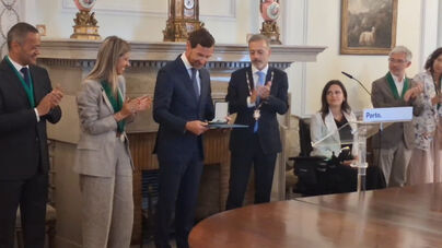 Pedro Duarte entrega medalhas a Villas-Boas e Carla Oliveira