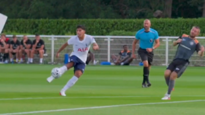 Em câmara lenta é ainda mais incrível: o golaço de Mateus Fernandes pelo Tottenham