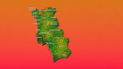 Este é o ponto de situação dos incêndios em Portugal. Veja o mapa