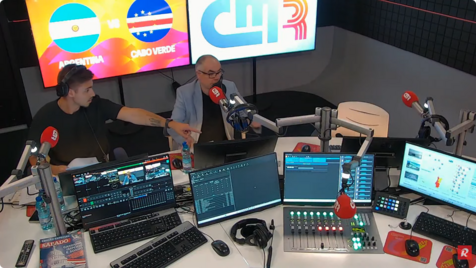 Ouça aqui o relato do Argentina-Cabo Verde na Correio da Manhã Rádio