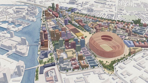 O plano do Manchester United para Trafford Wharfside