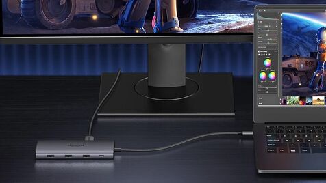 UGREEN Hub 10 em 1 com dupla HDMI, 8K e PD 100W, ideal para produtividade