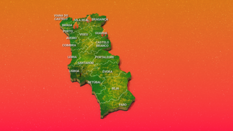Este é o ponto de situação dos incêndios em Portugal. Veja o mapa