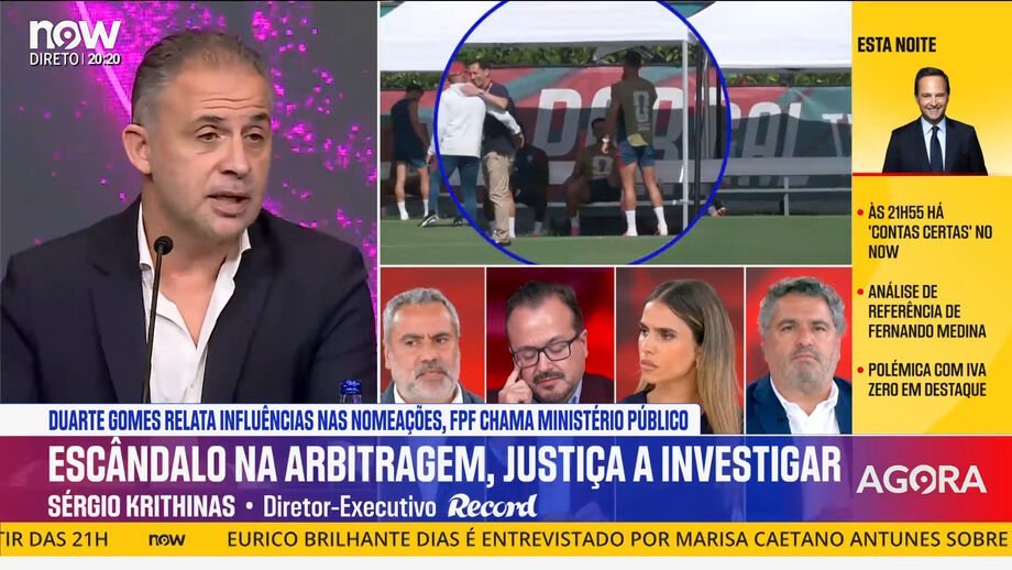 Notícia que envolve a demissão de Duarte Gomes foi revelada por Sérgio Krithinas
