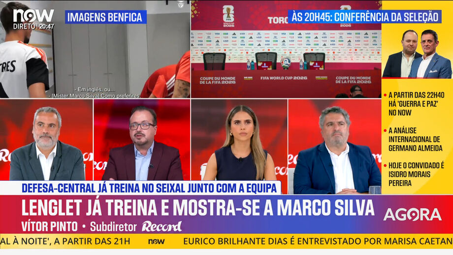 Vítor Pinto considera "contida" a proposta de renovação dos encarnados