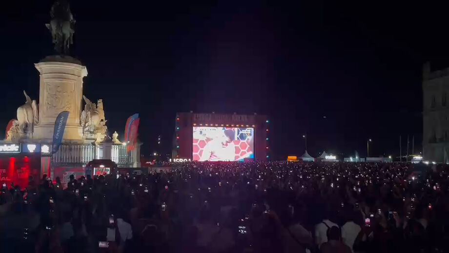 Ambiente de festa na capital