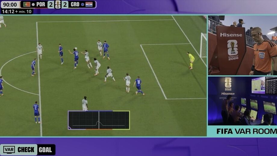 'Chip' ajudou equipa de arbitragem a invalidar golo irregular da Croácia nos descontos frente a Portugal