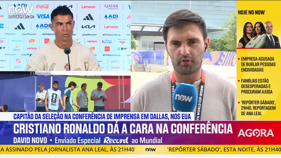 David Novo, enviado especial de Record ao Mundial'2026, conta na primeira pessoa o que aconteceu na sala de imprensa do AT&T Stadium
