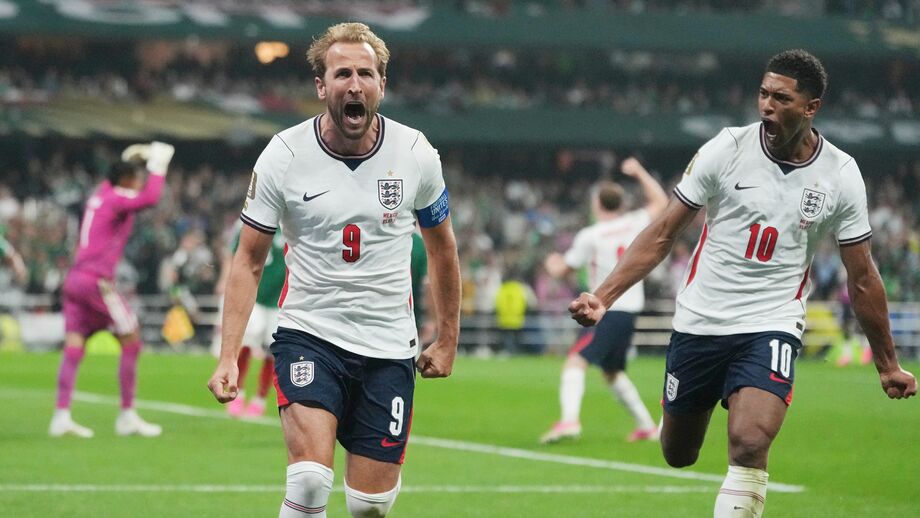 Harry Kane e Jude Bellingham marcaram os golos da Inglaterra na vitória histórica sobre o México no Estádio Azteca