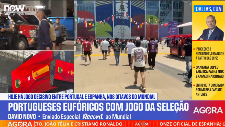 David Novo mostra a atmosfera junto ao estádio antes do Portugal-Espanha