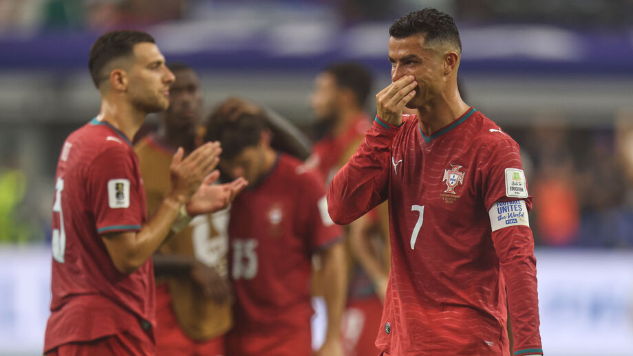 Cristiano Ronaldo em lágrimas após o adeus de Portugal ao Mundial'2026