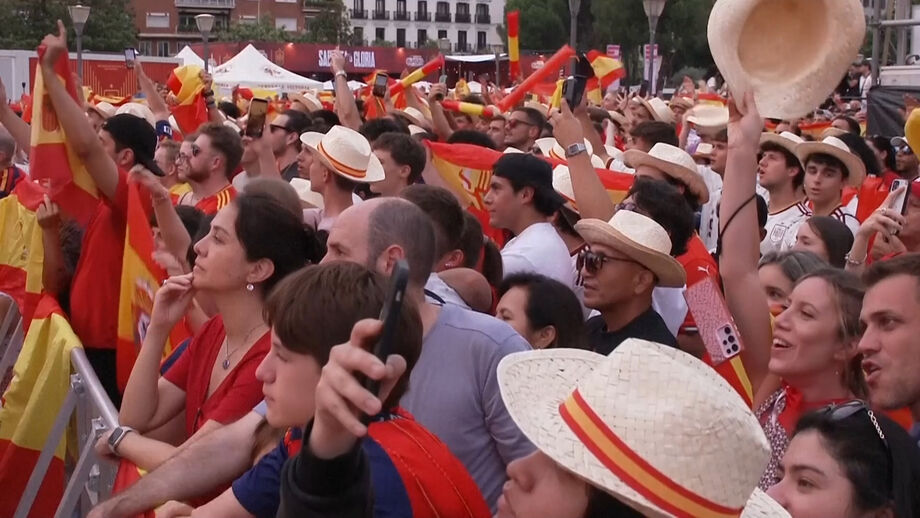 Capital espanhola foi à loucura