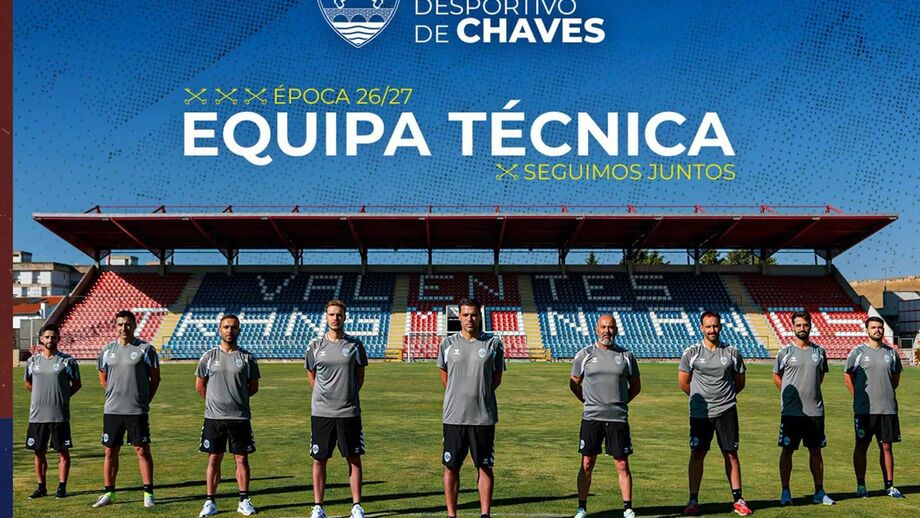 Equipa técnica do Chaves para 2026/27