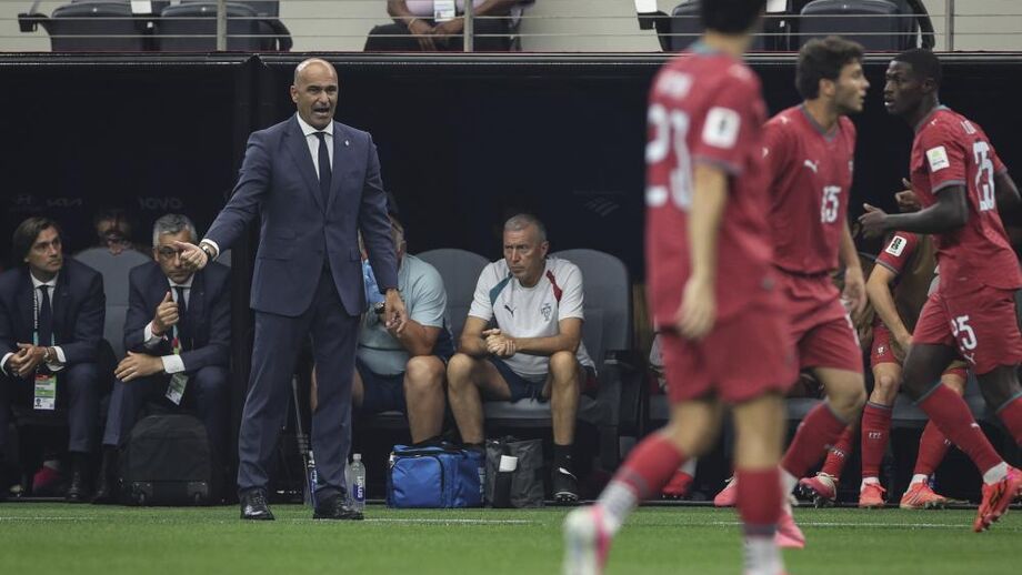 Roberto Martínez no Portugal-Espanha