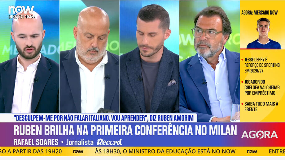 Rafael Soares, subeditor de Record, comenta palavras do novo treinador rossonero