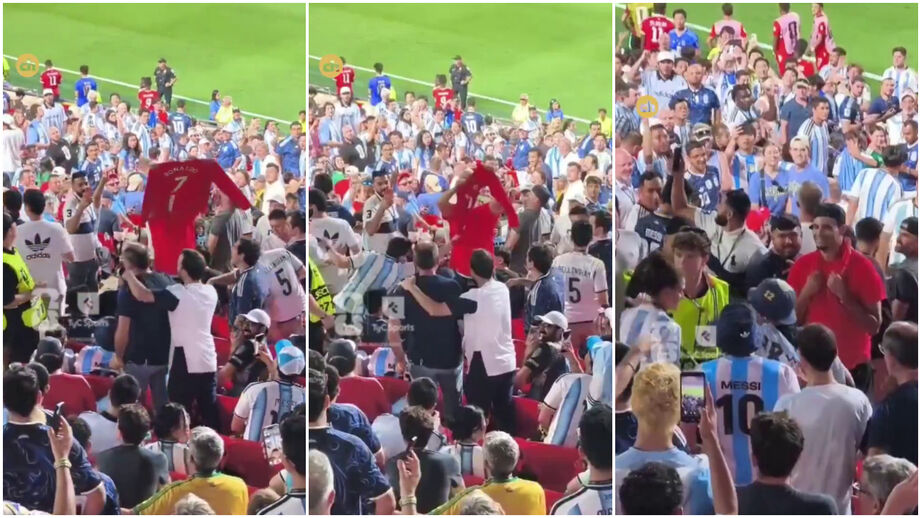 Momento aconteceu durante o Argentina-Suíça
