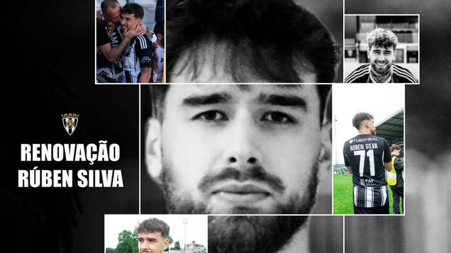 Rúben SIlva renova contrato com o Amarante