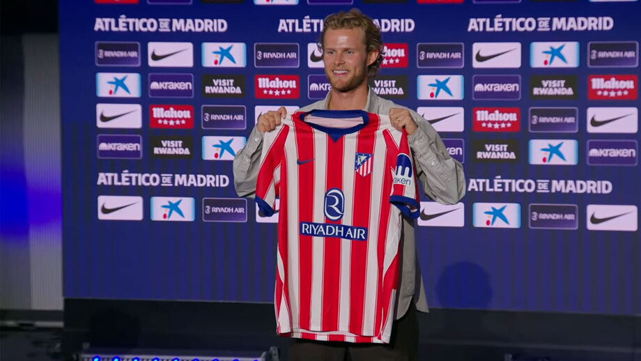 Hjulmand apresentado no Atlético Madrid