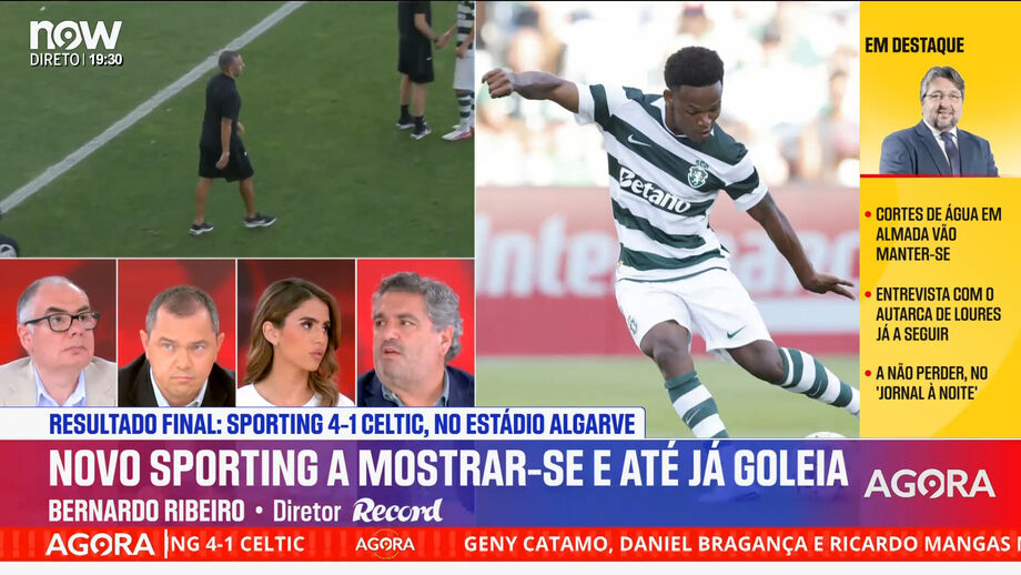 Bernardo Ribeiro e a goleada dos leões aos escoceses