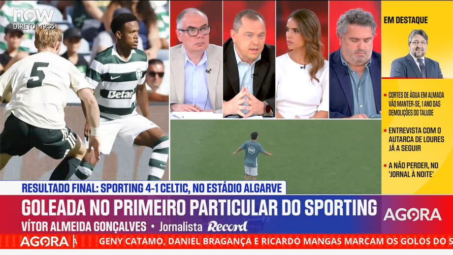 Vítor Almeida Gonçalves e a goleada dos leões ao Celtic