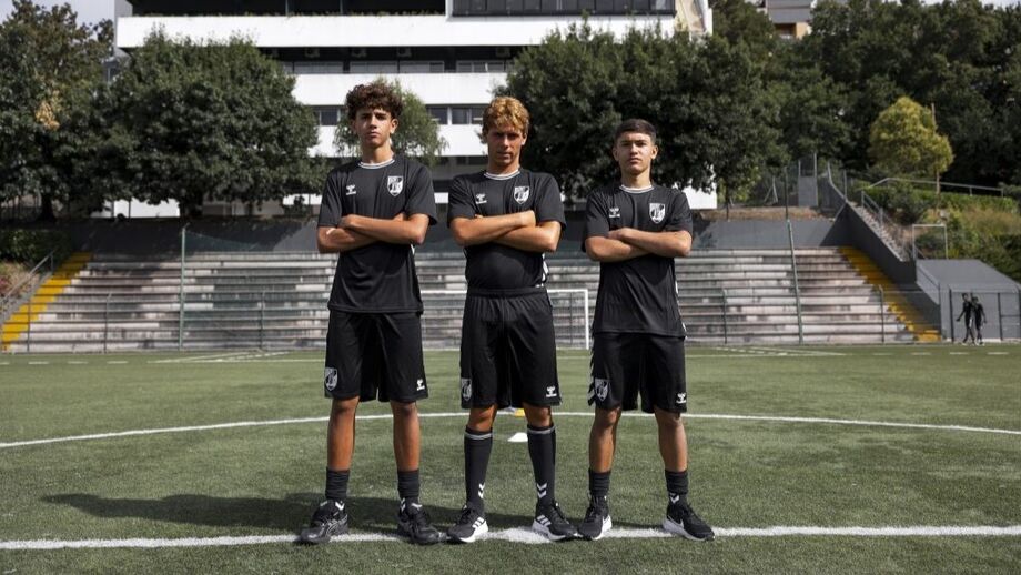 Dinis Pereira, Tiago Barela e Rodrigo Macedo apresentados nos sub-17 do V. Guimarães