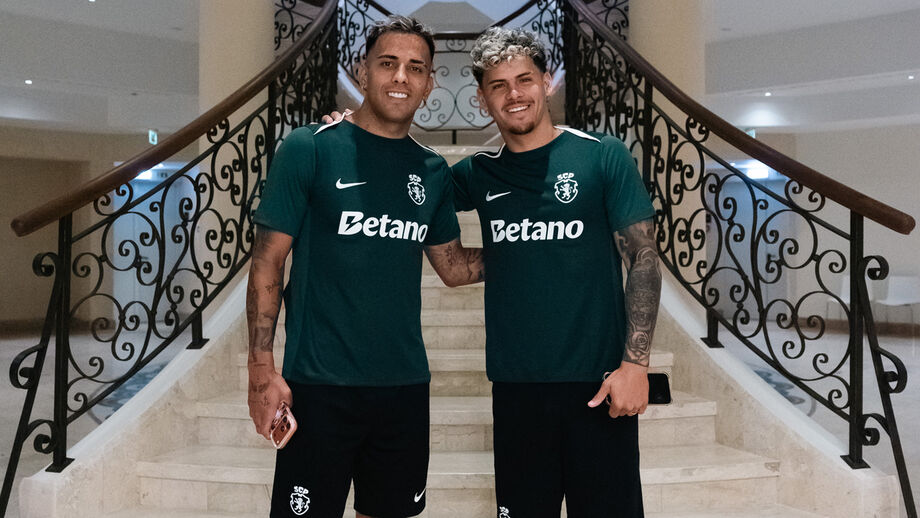 Zalazar e Maxi Araújo já se juntaram aos trabalhos de pré-temporada do Sporting