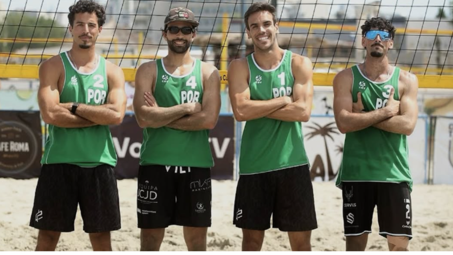 Portugal avança para os quartos de final da Taça das Nações de voleibol de praia