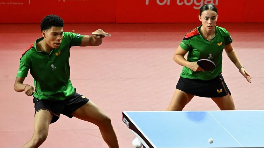 Portugueses conquistam bronze em pares mistos no Europeu sub-19 de ténis de mesa