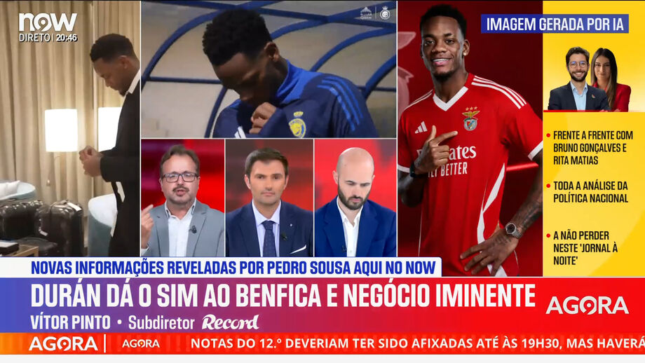 Vítor Pinto analisa o perfil do avançado que está a caminho do Benfica