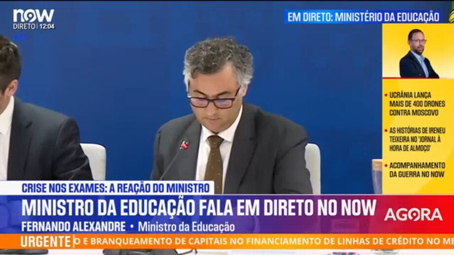 Ministro mantém confiança no modelo dos exames e diz que "não há necessidade de alterar a 1.ª fase"