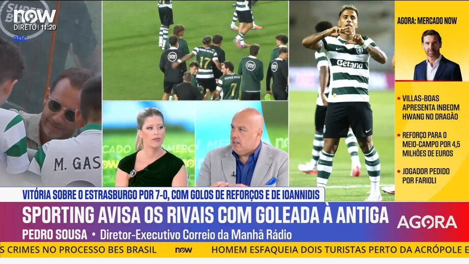 Comentário de Pedro Sousa à exibição leonina