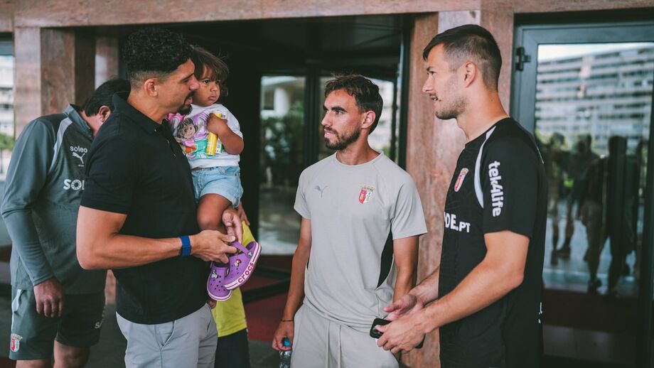 Matheus à conversa com Ricardo Horta e Tiago Sá