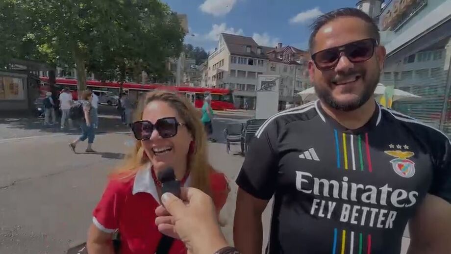 Record esteve à conversa com casal de benfiquistas