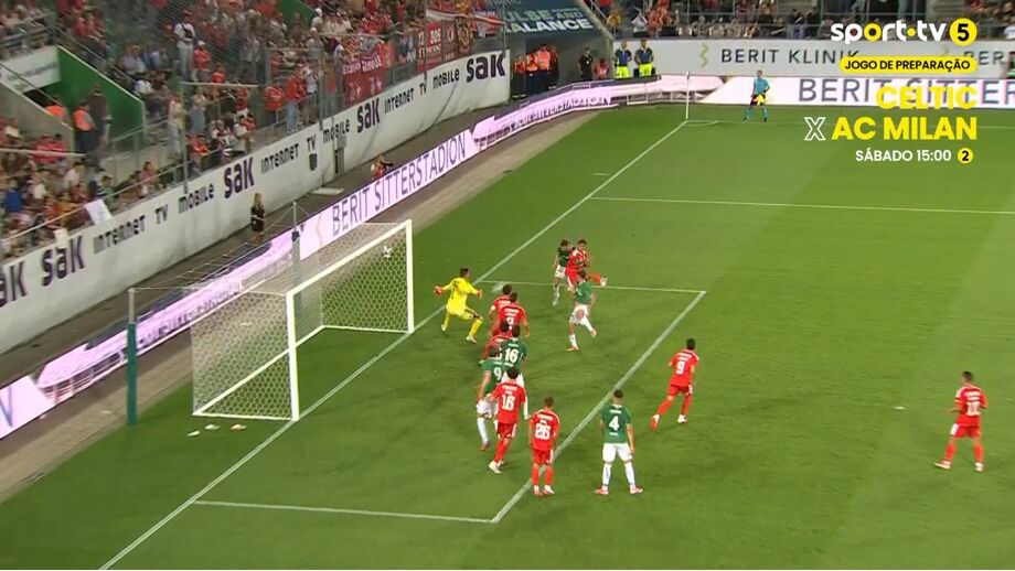 Lance do segundo golo do St. Gallen