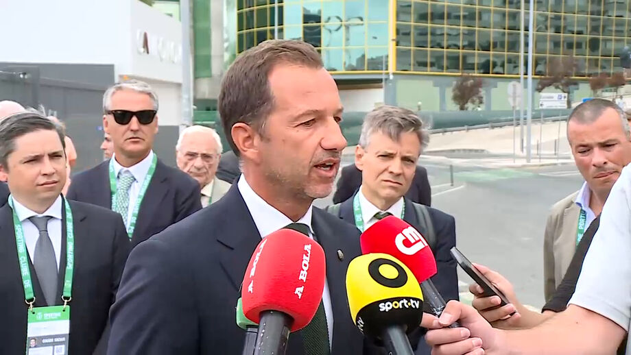 Presidente do Sporting aborda mercado de transferências  